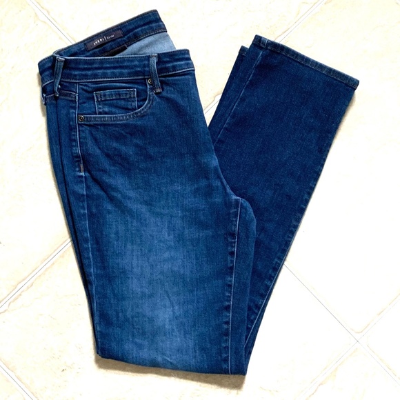 NYDJ Sheri Slim Jeans - Size 6 - Picture 2 of 8